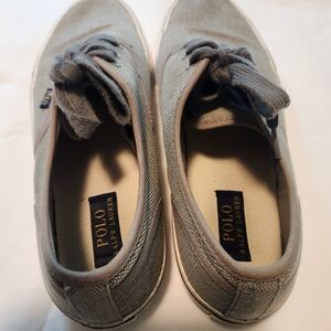 Ralph Lauren Polo men's Grey Sneakers Used Size 12